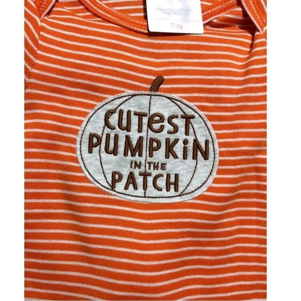 NWT Carter's Just One You Orange Halloween Outfit 2 Piece outfit Size 9M